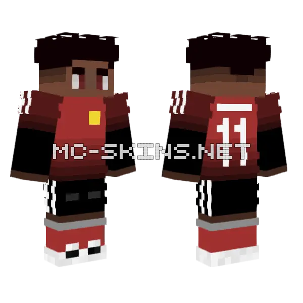 Ligacrafr11 Minecraft skin, front and back
