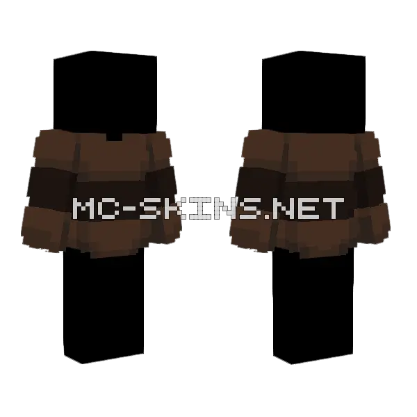 Light Brown Sweater With Stripe Minecraft skin, front and back