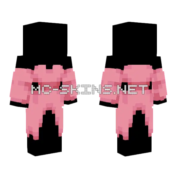 Light Sakura Pink Dress V2 Minecraft skin, front and back