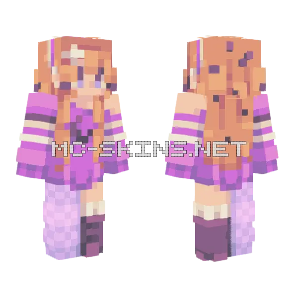 Light Shines RCE Minecraft skin, front and back