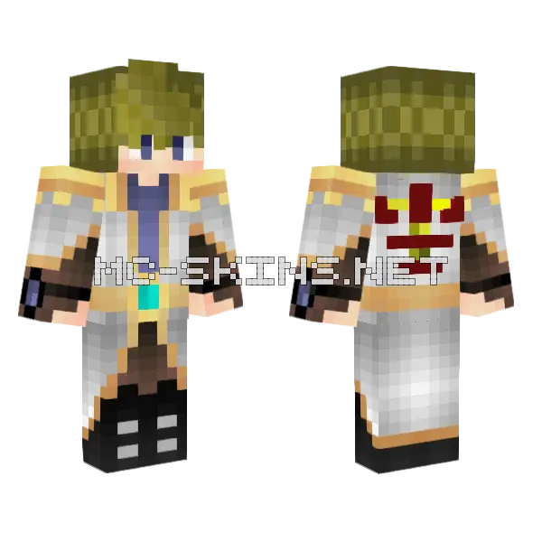 Lightboi 2 0 Minecraft skin, front and back