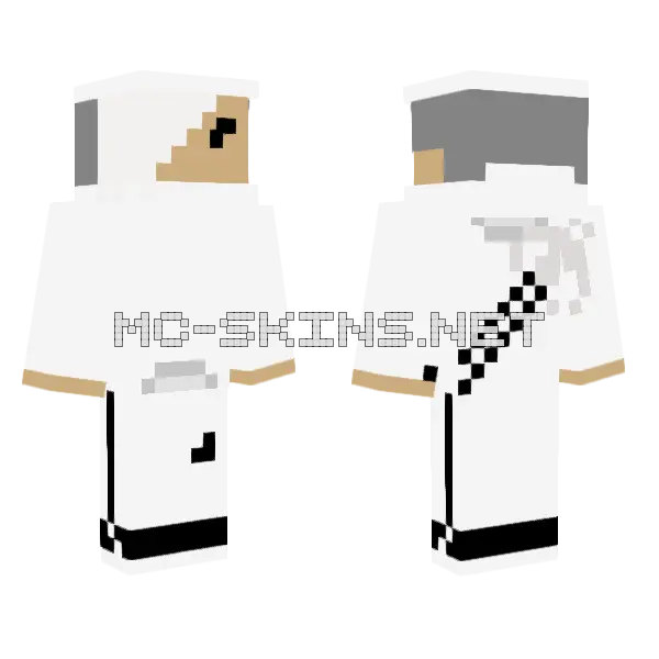 Lightning Phoenix Minecraft skin, front and back