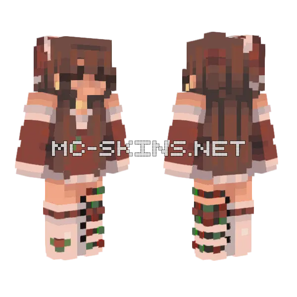Lights Minecraft skin, front and back