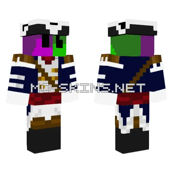 Lightuchia28 L Manburg Minecraft skin, front and back