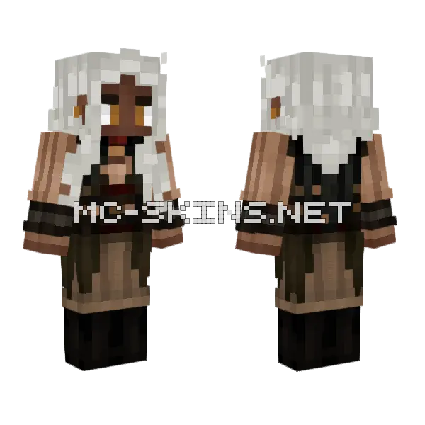 Lihini Minecraft skin, front and back