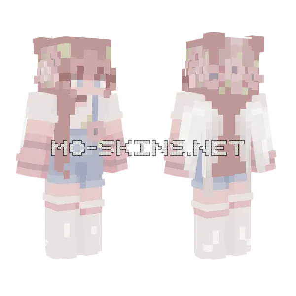 Lil Angel Rsce Minecraft skin, front and back