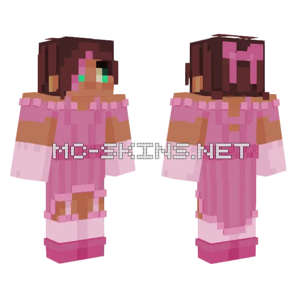 Lil Barbie Boy 3 Minecraft skin, front and back