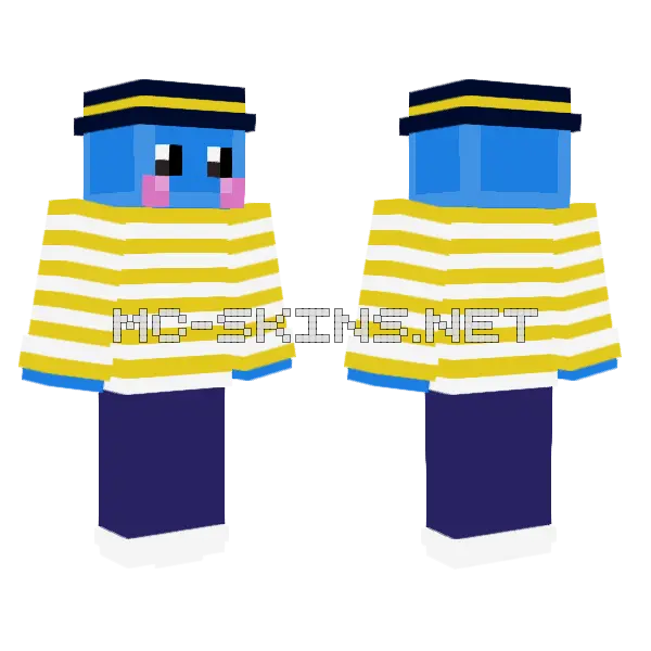 Lil Hat Minecraft skin, front and back
