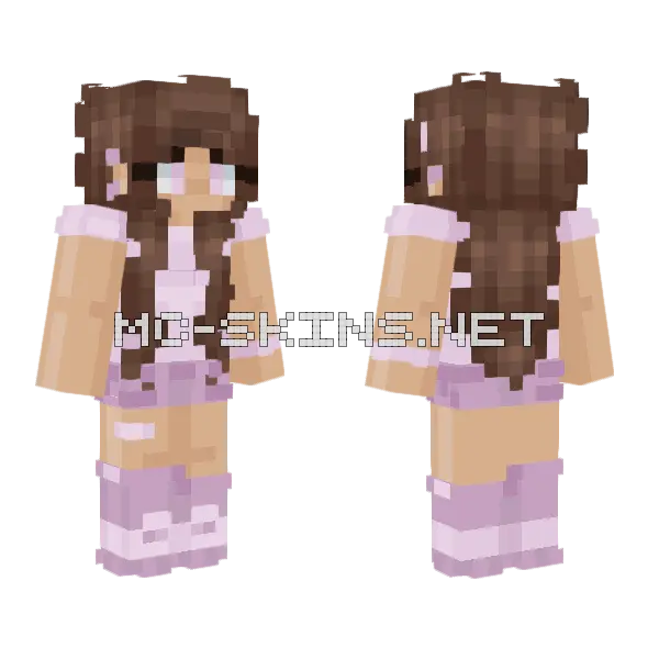 Lilac Pink Summer Girl, front and back