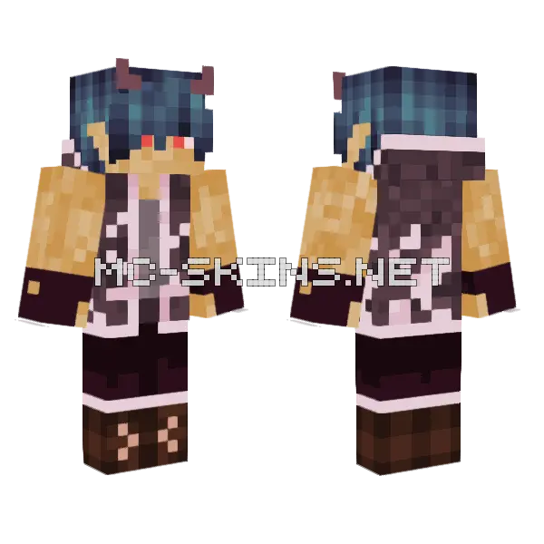 Lilith Girl Skin Minecraft skin, front and back