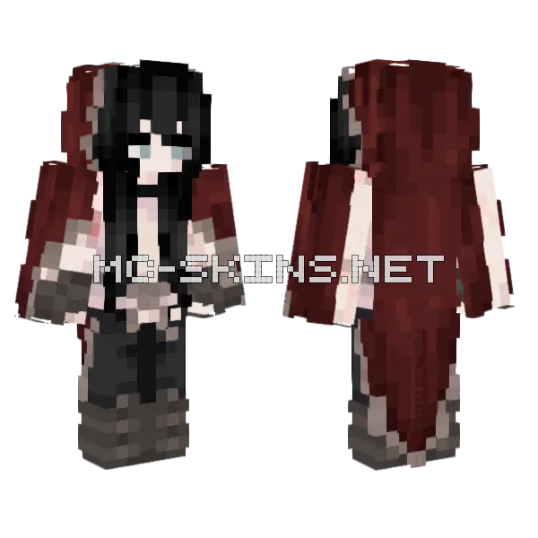 Lillias Minecraft skin, front and back