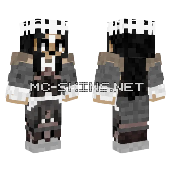 Lillith Op S OC Minecraft skin, front and back