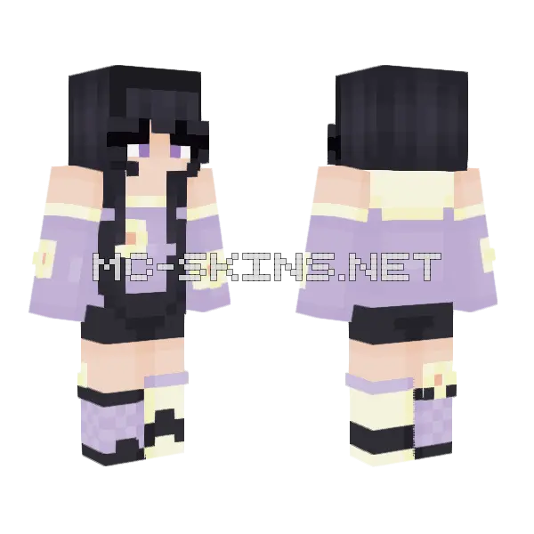Lilune Sf 4 25 Minecraft skin, front and back