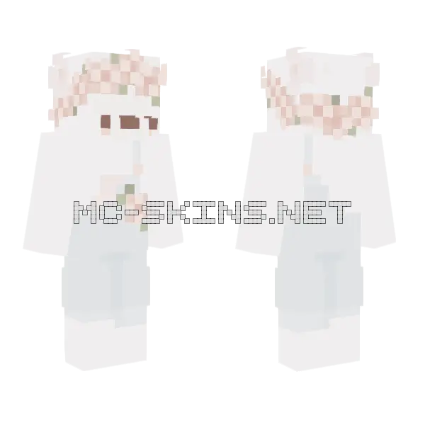 Lily Skin Minecraft skin, front and back
