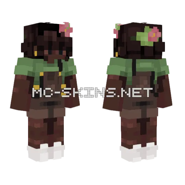 Lilypads Skin Minecraft skin, front and back