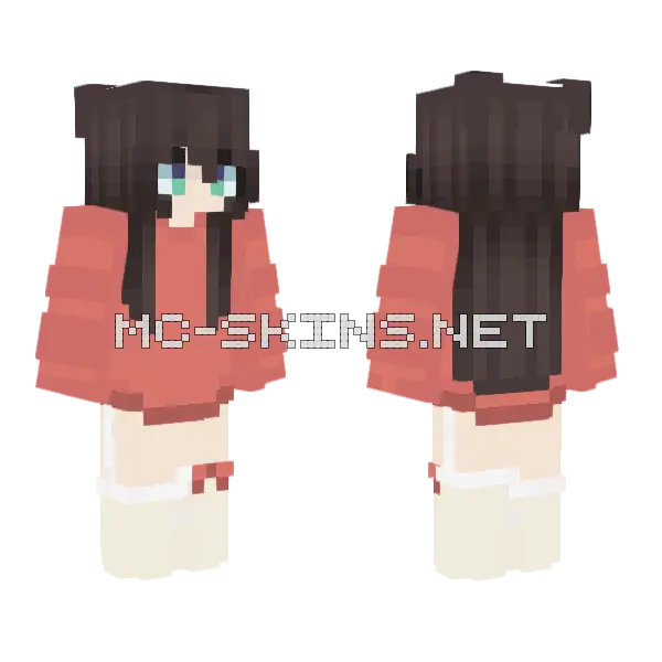 Lina Lhms2 Minecraft skin, front and back