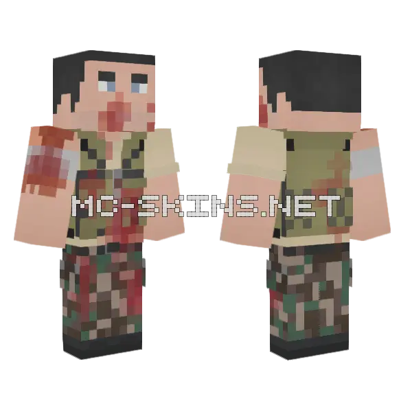 Linares Alt 1 Minecraft skin, front and back