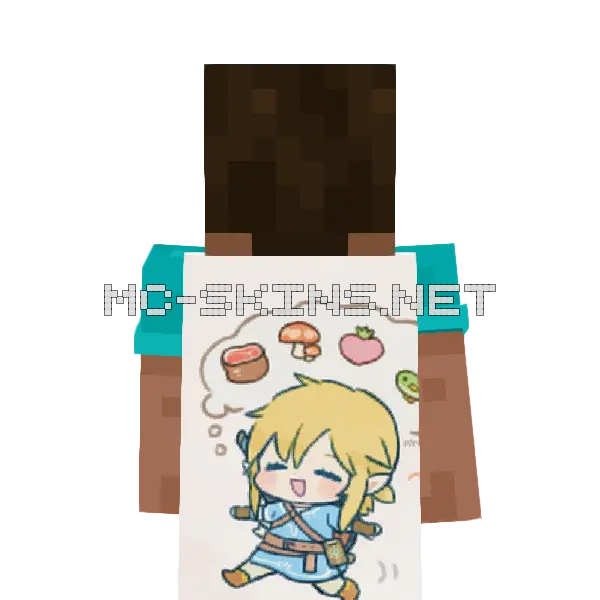 Link Chibi cape, outside and lining