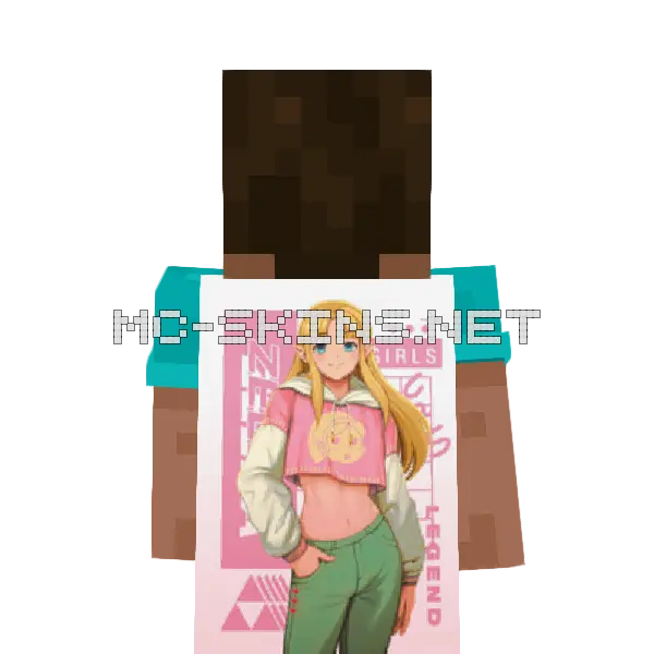 Link Hoodie cape, outside and lining