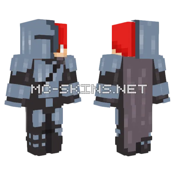 Link Mando Minecraft skin, front and back