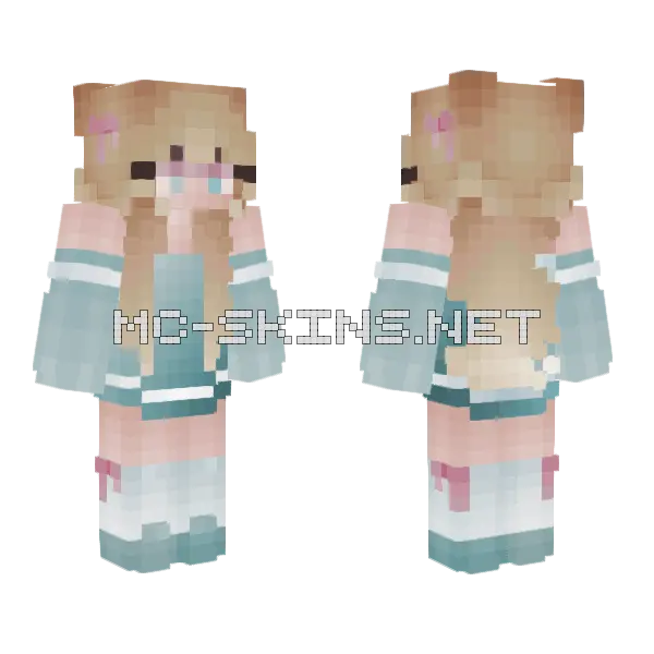 Little Bell Small Topaz Minecraft skin, front and back