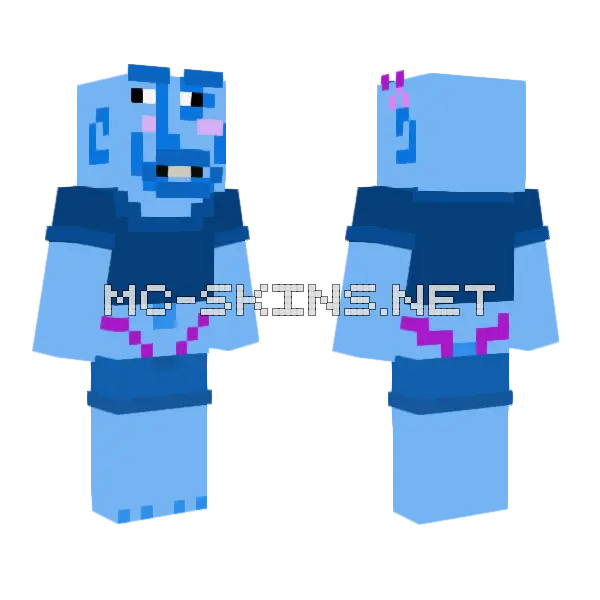 Little Chud Minecraft skin, front and back