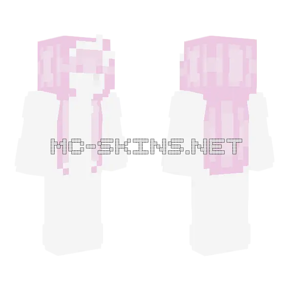 Little Fix Angel Minecraft skin, front and back