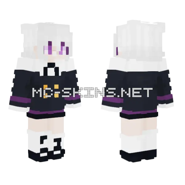Little Guy Minecraft skin, front and back