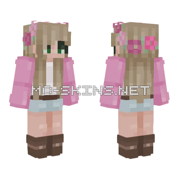 Little Littles RM Minecraft skin, front and back