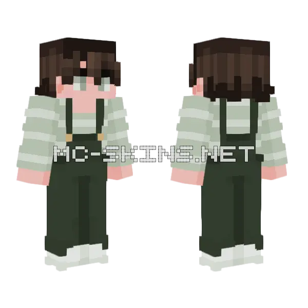 Little Oak Minecraft skin, front and back