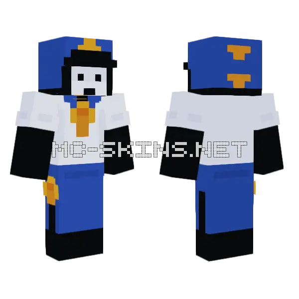 Little Over Done Minecraft skin, front and back