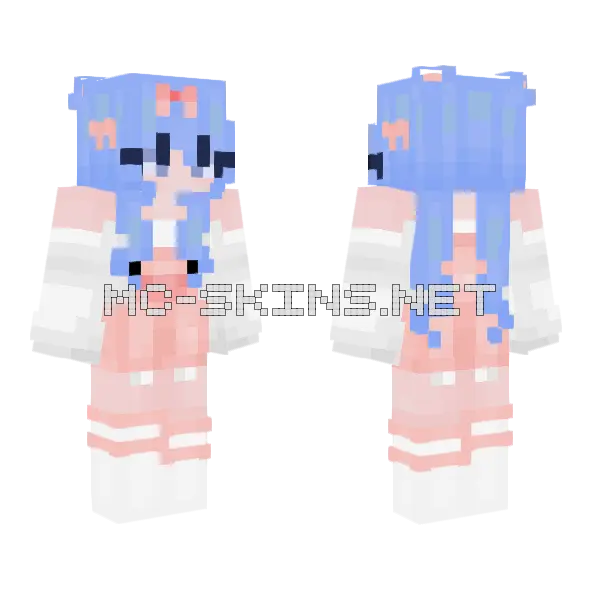 Little Problem Minecraft skin, front and back