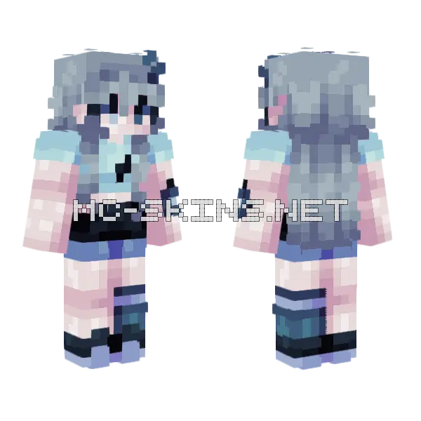 Little White Flowers Will Never Awaken You Minecraft skin, front and back