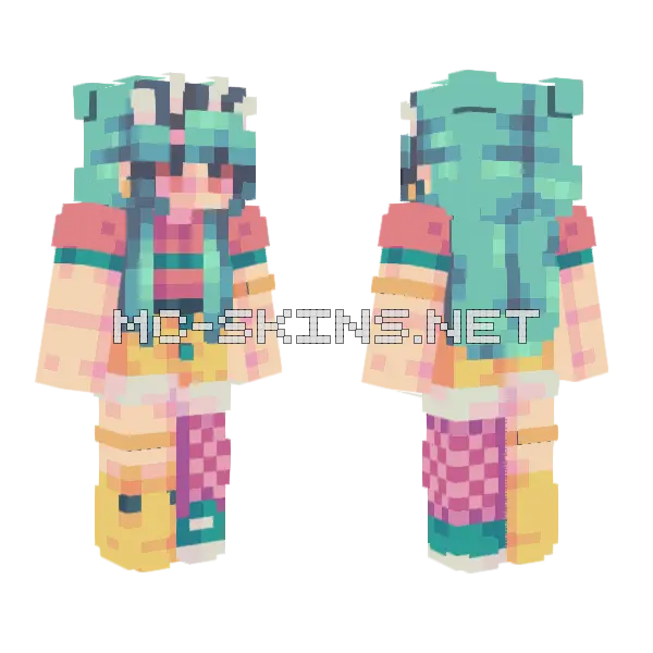 Little White Lies Minecraft skin, front and back
