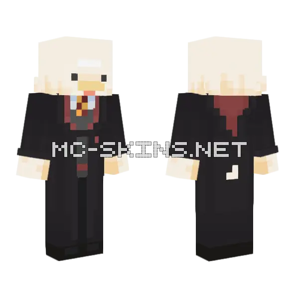 Littlelight Girl Minecraft skin, front and back