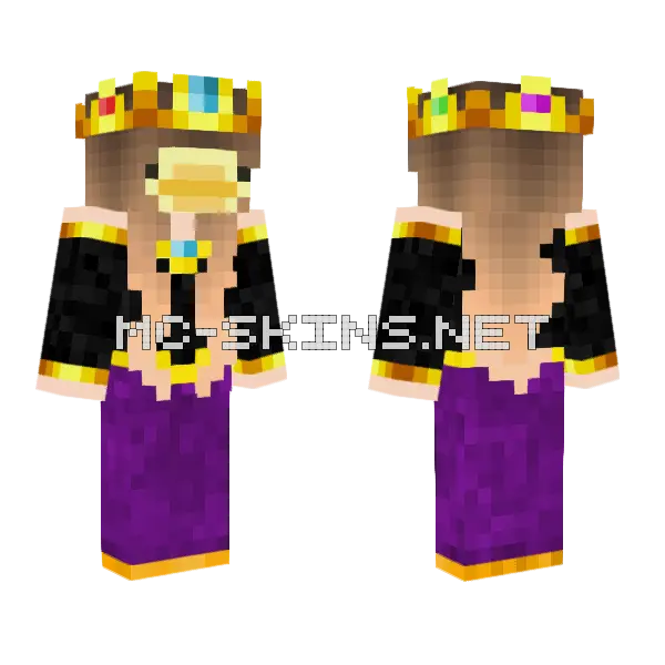 Littlest Teapot Minecraft skin, front and back