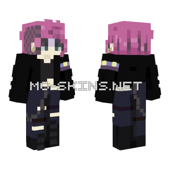 Livin In The Future Ce Minecraft skin, front and back