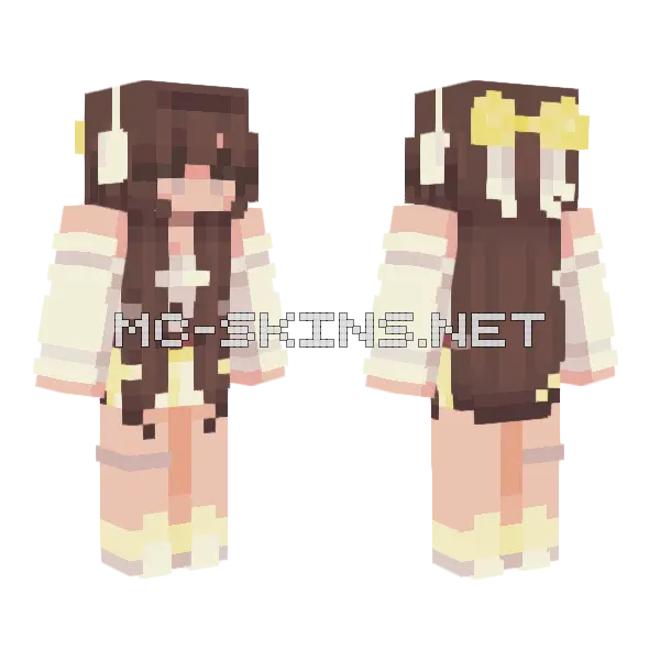 Living The Life Minecraft skin, front and back