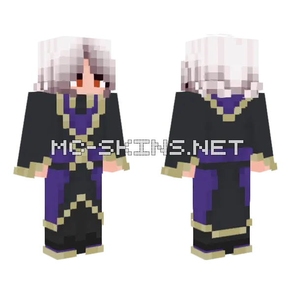 Lixue Rebel Minecraft skin, front and back