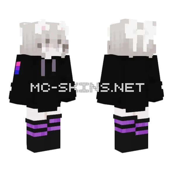 Liz Minecraft skin, front and back