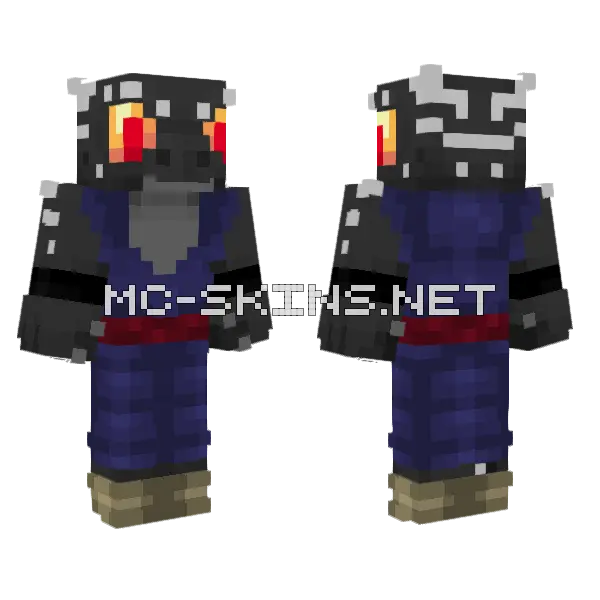 Lizard Gi Minecraft skin, front and back