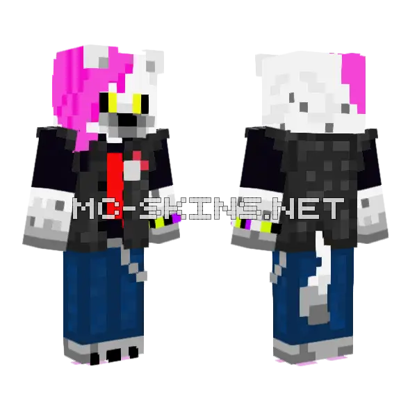 Lizzy 2 0 Minecraft skin, front and back