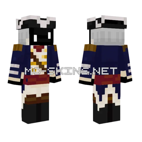 Lman Dusk Minecraft skin, front and back