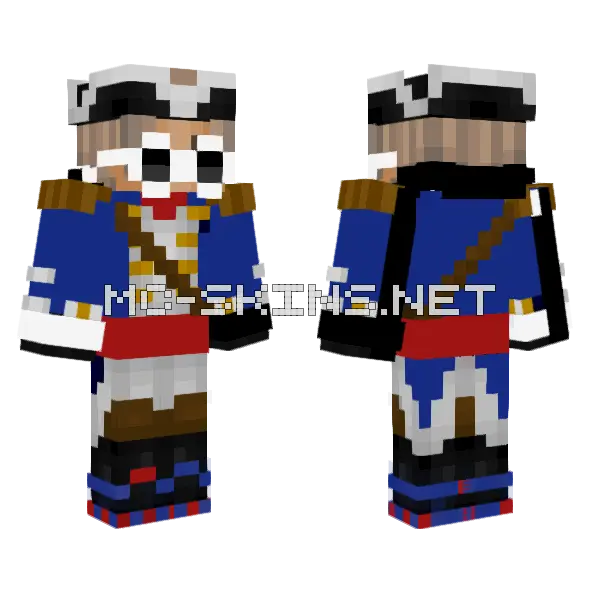 Lmanburg Purpled Goggles Minecraft skin, front and back