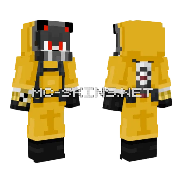 Lobo Traje De Proteo Minecraft skin, front and back