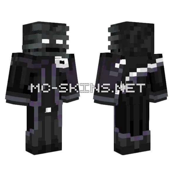 Loed Zarkos Rainimator Minecraft skin, front and back