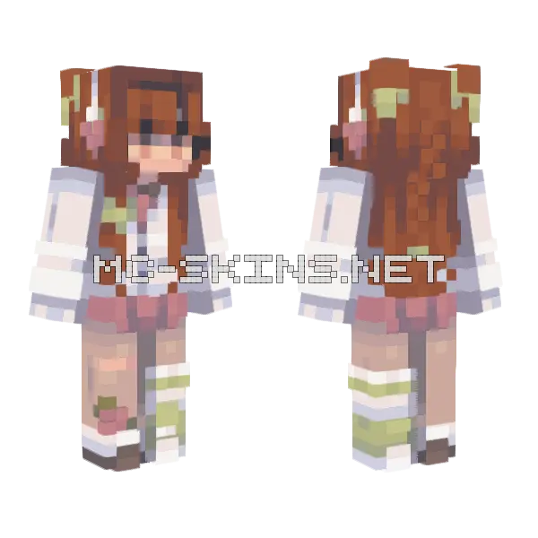 Lofi Rce Minecraft skin, front and back