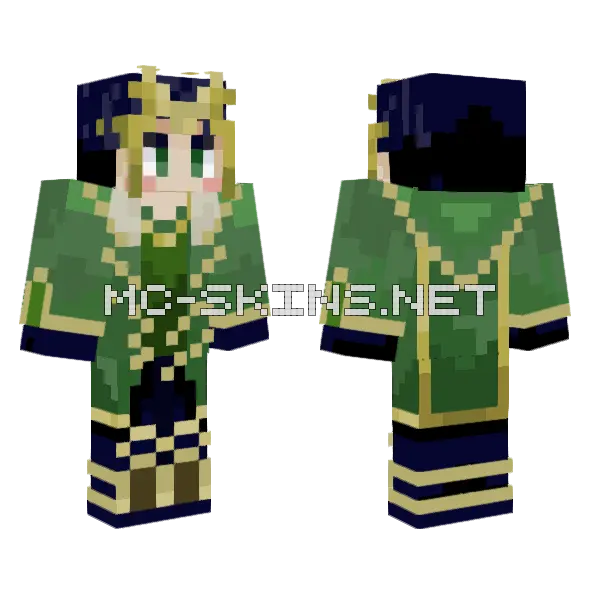 Loki Comic Ver Minecraft skin, front and back
