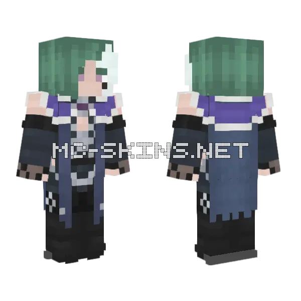 Loki Record of Ragnarok Minecraft skin, front and back