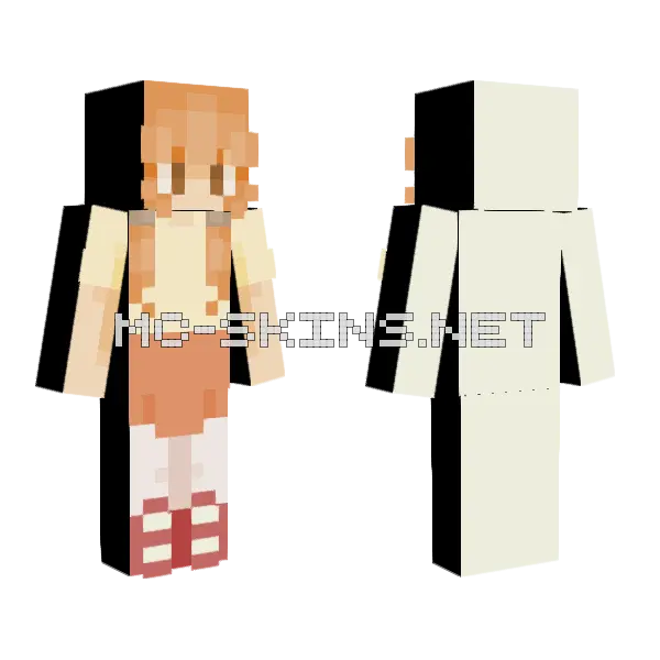 Lol Im Bored Minecraft skin, front and back